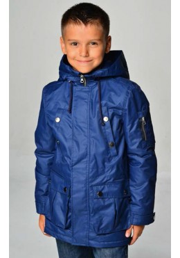 Babyline синяя куртка на флисе для мальчика V 133F-17